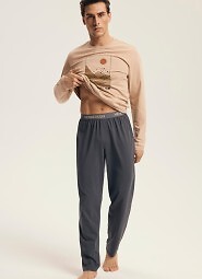 Piżama Henderson 43474 Luro dł/r M-3XL