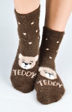 Skarpety Noviti SP017 Puchate Teddy