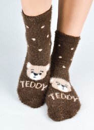 Skarpety Noviti SP017 Puchate Teddy