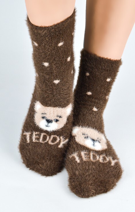 Skarpety Noviti SP017 Puchate Teddy