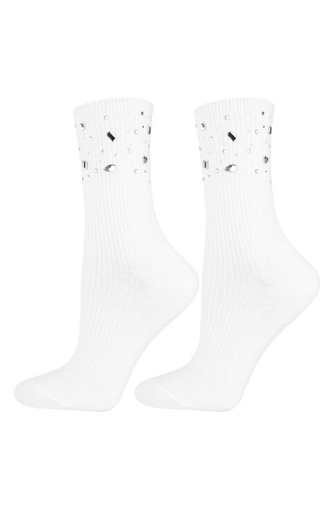 Skarpety Moraj CSL450-045 Prążek Krysztłki 35-41