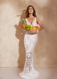 Figi Kinga B-1215/2 Brazyliany Lou Light Biały S-2XL