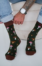 Skarpety Milena 0125-128 Grzyby 39-46