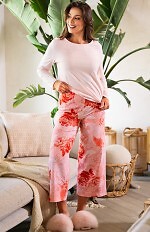 Piżama Belle Reverie MK 31 Evening Flower dł/r S-XL
