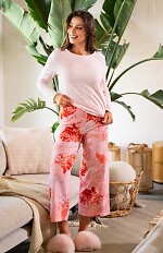 Piżama Belle Reverie MK 31 Evening Flower dł/r S-XL