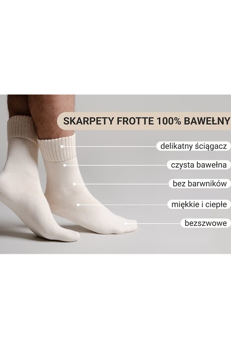 Skarpety Steven art.199 100% Bawełny Frotte 41-46