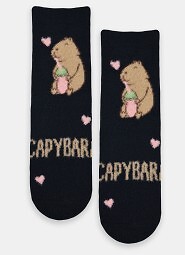 Skarpety Noviti SP021 Capybara puchate
