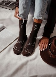 Skarpety Milena 0200-093 Kontury Kota 37-41
