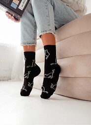 Skarpety Milena 0200-093 Kontury Kota 37-41