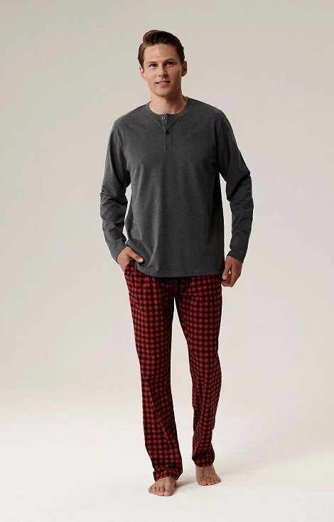 Piżama Atlantic NMP-394 dł/r S-2XL