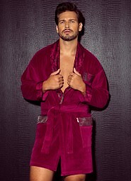 Szlafrok De Lafense 866 Noble M-2XL męski