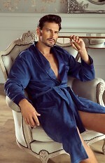 Szlafrok De Lafense 868 Noble M-2XL męski