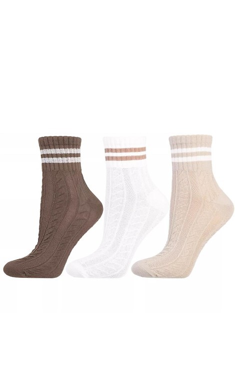 Skarpety Moraj CSL200-944 Dwa Paski 35-41