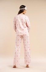 Piżama Belle Reverie MK 39 Rose Devotion dł/r S-L rozpinana