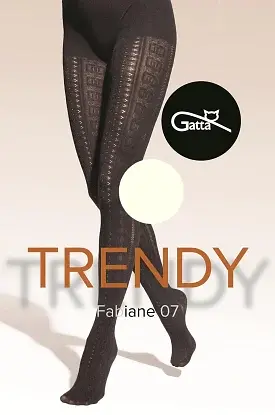 Rajstopy Gatta Trendy Fabiane wz.07 40 den 2-4 - zdjęcie 2