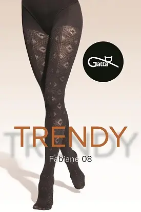 Rajstopy Gatta Trendy Fabiane wz.08 40 den 2-4