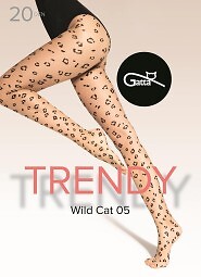 Rajstopy Gatta Trendy Wild Cat wz.05 20 den 2-4