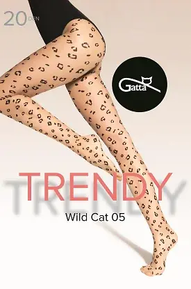 Rajstopy Gatta Trendy Wild Cat wz.05 20 den 2-4