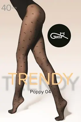 Rajstopy Gatta Trendy Poppy wz.04 40 den 2-4