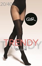 Rajstopy Gatta Trendy Girl-up 14 20/40 den 2-4