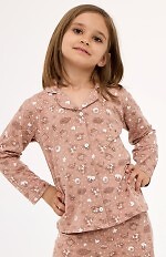 Piżama Cornette Kids Girl 972/195 Smile 4 dł/r 86-128