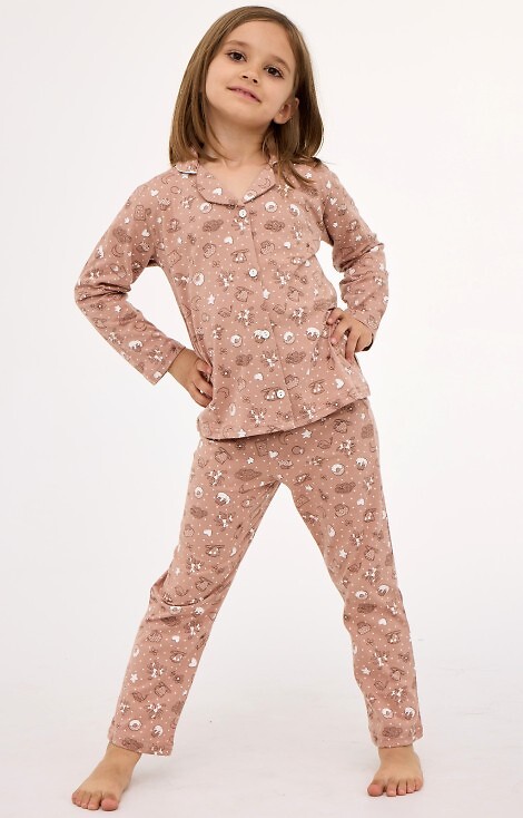 Piżama Cornette Kids Girl 972/195 Smile 4 dł/r 86-128