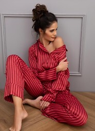 Piżama Sensis Rosemary dł/r S-XL rozpinana