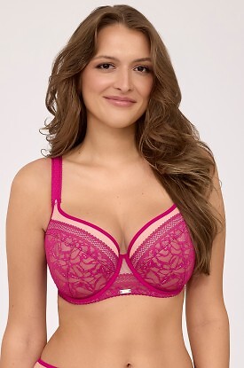 Biustonosz semi soft Ava 2219 Fuchsia Maxi - zdjęcie 2