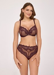 Biustonosz push-up Ava 2232 Chocolate Brown