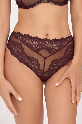 Figi Ava 2232/B Chocolate Brown Brazyliany S-3XL - zdjęcie 2