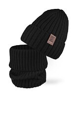 Komplet AJS 50-208 Czapka+golf dziecięca