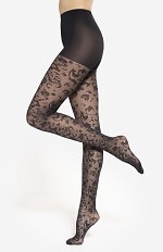 Rajstopy Gatta Trendy Floral wz.05 40 den 2-4