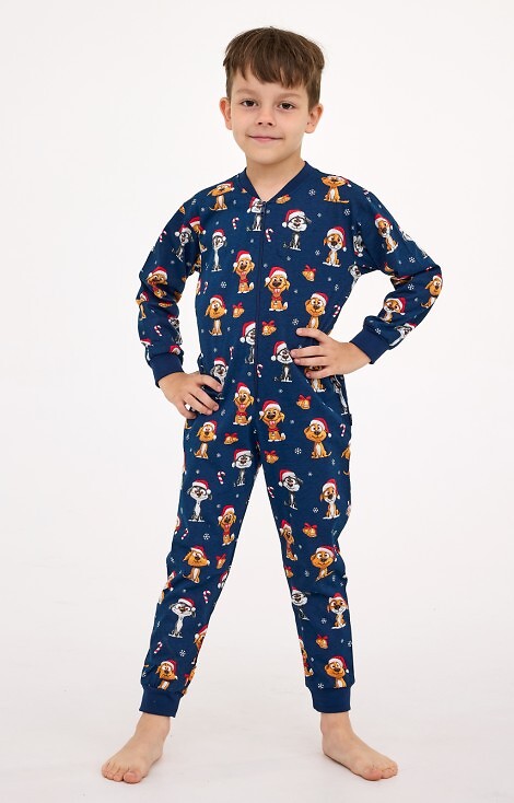 Kombinezon Cornette Kids Boy 185/180 Dog 2 dł/r Christmas 86-128