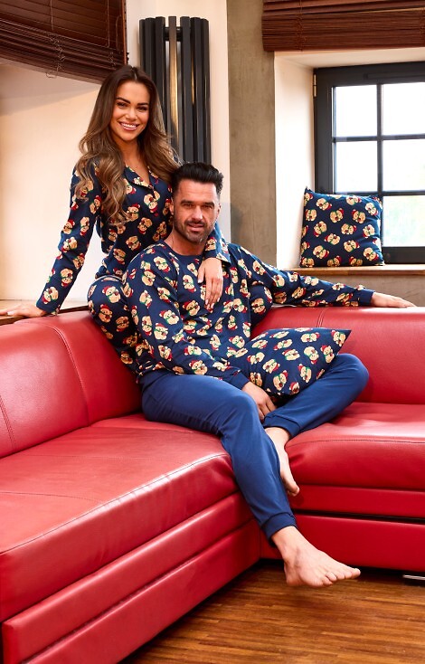 Piżama Cornette 457/293 Teddy 6 dł/r Christmas S-2XL męska