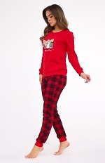 Piżama Cornette 671/421 Winter dł/r Christmas S-2XL damska