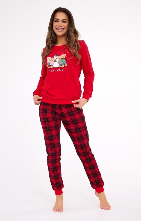 Piżama Cornette 671/421 Winter dł/r Christmas S-2XL damska