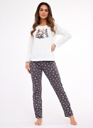 Piżama Cornette 855/428 Friends dł/r Christmas S-2XL