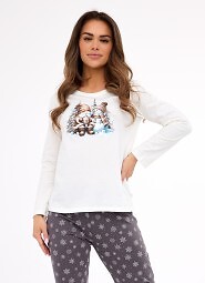 Piżama Cornette 855/428 Friends dł/r Christmas S-2XL