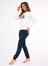 Piżama Cornette 567/427 Snowy Day dł/r Christmas S-2XL
