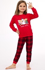 Piżama Cornette Kids Girl 594/185 Winter dł/r Christmas 86-128