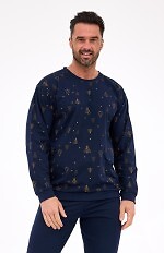 Piżama Cornette 457/299 Night 3 dł/r Christmas S-2XL męska