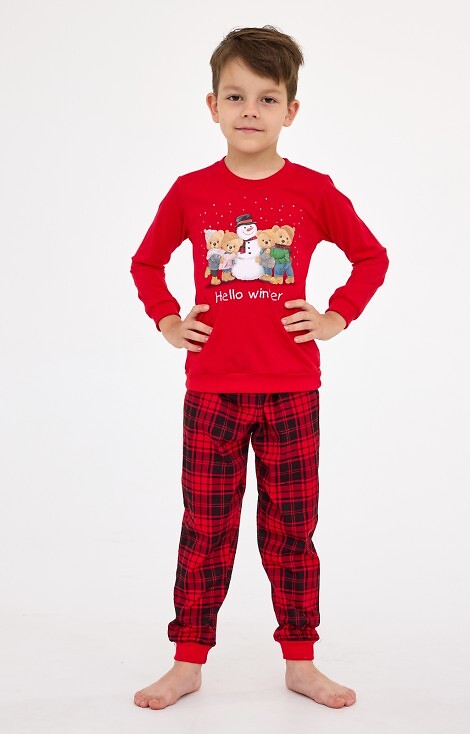 Piżama Cornette Kids Boy 593/171 Winter 86-128