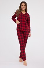 Piżama Cornette 482/423 Tracy dł/r S-2XL damska rozpinana
