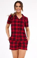 Piżama Cornette 346/424 Tracy 2 dł/r S-2XL damska rozpinana