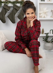Piżama Sensis Dayana dł/r S-XL rozpinana