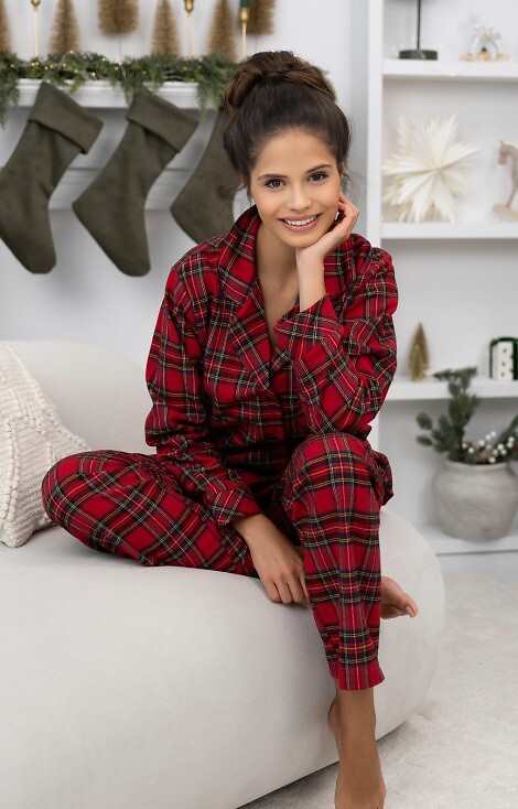 Piżama Sensis Dayana dł/r S-XL rozpinana