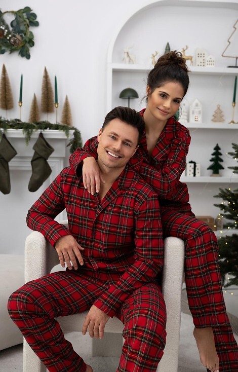 Piżama Sensis Philip dł/r M-2XL rozpinana