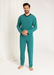 Piżama Regina 489 dł/r Frotte M-XL męska