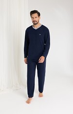 Piżama Regina 489 dł/r Frotte 2XL-3XL męska