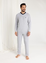 Piżama Regina 489 dł/r Frotte 2XL-3XL męska
